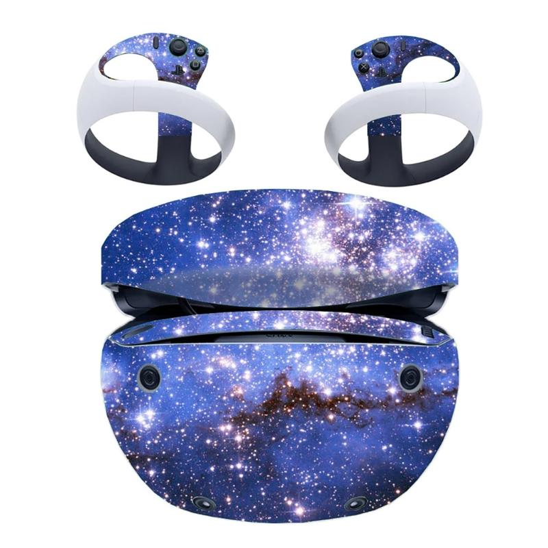 Skin Sticker for PS-5 VR2 Headset Controller PVC Decal Multi-Color Wrap Cover Protective Film Quest2 Accessories Decals