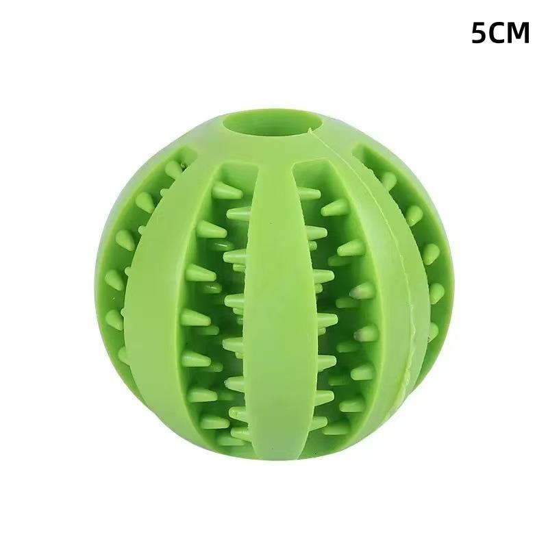 Pet Tooth Cleaning Chewing Food Leak Ball Interactive Tug Dog Rope Toy Dogs Chew Slow Feeding Boredom Relief Rope Ball Toys