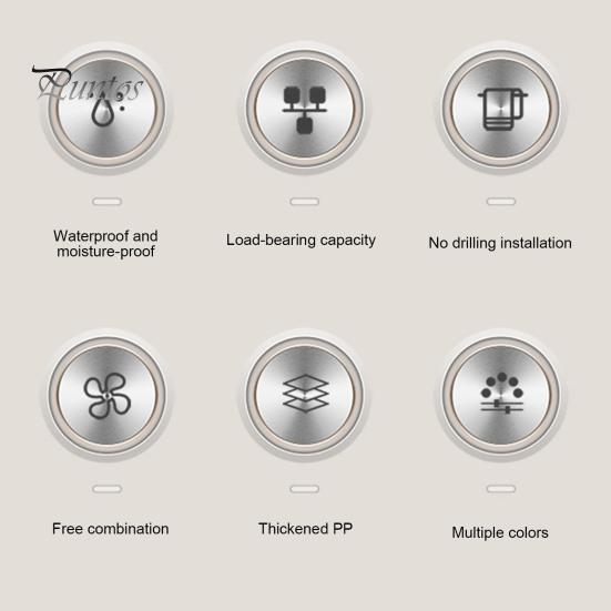 Toilet Paper Holder with Storage Shelf Strong Load-bearing Simple Installation Self-Adhesive Roll Paper Holder Bathroom Organizer