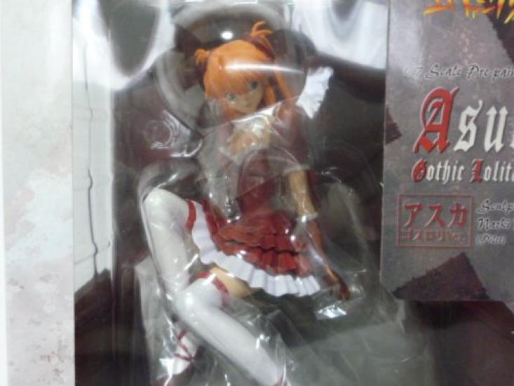 Tsuya Neon Genesis Evangelion Asuka Gothic Lolita Santa Ver Santa Clothes Color Limited Edition 1/7 +