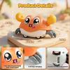 Kinder Spaß Doppelte Rückstellkraft Links und Rechts Schütteln Simulation Krabbe Spielzeug Baby Laufen Blasen Simulation Krabbe Krabbe Krabbeln