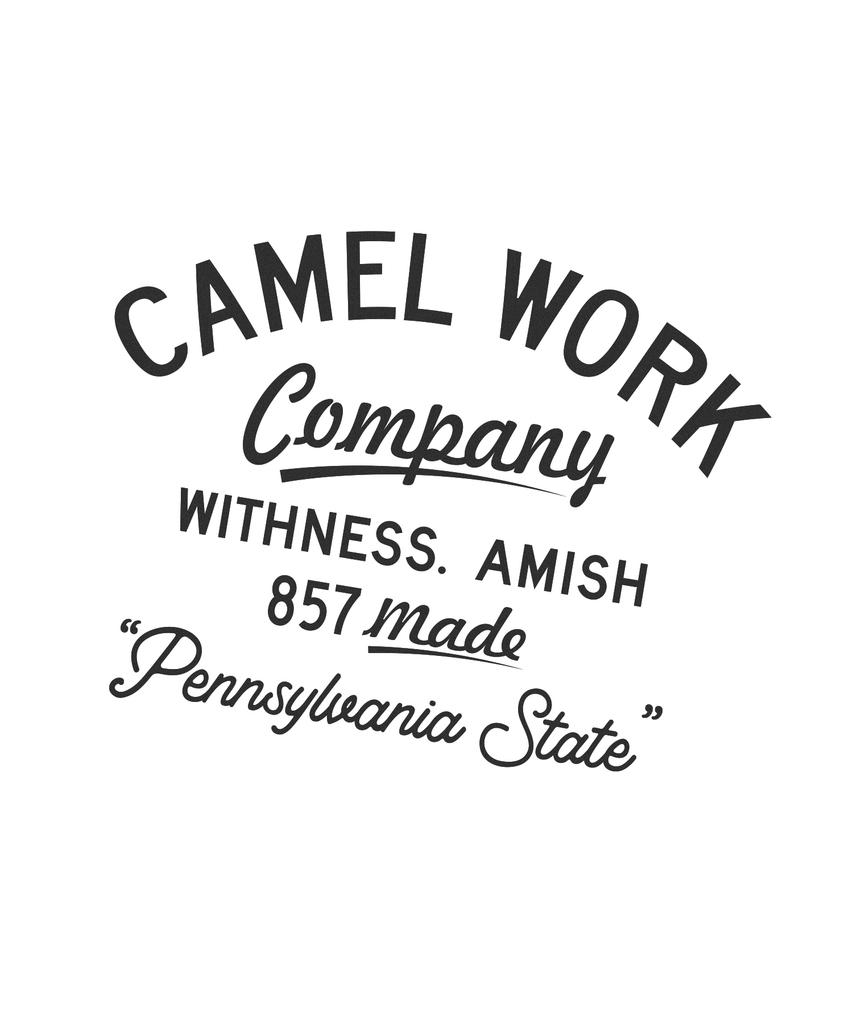 CAMEL WORK Witness A. Short Sleeve T-Shirt (White)