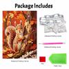 Pearl Painting Kit Autumn Squirrel Animal DIY Home Decoration Painting