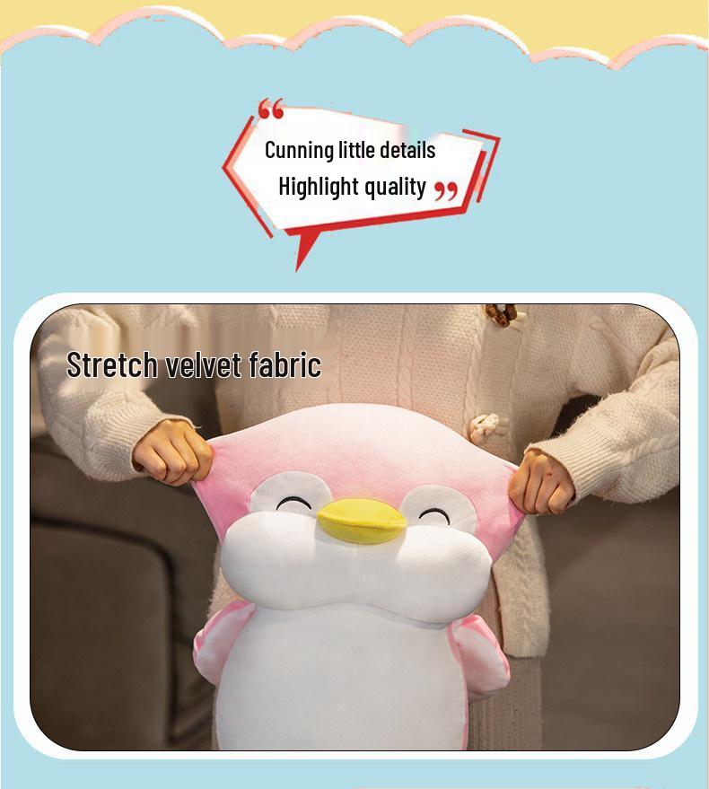 Adorable Penguin Plush Toy - Soft Emperor Penguin Doll, Perfect Soothing Gift for Birthdays
