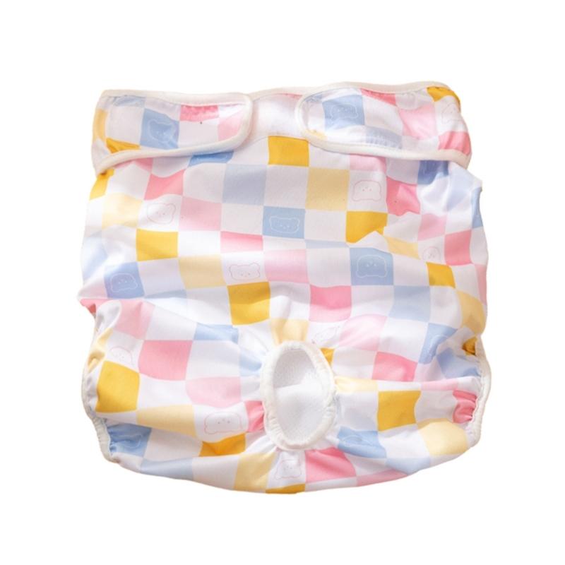 Pet Girls Dog Sweet Diaper Physiological Sanitary Dog Shorts Underwear Pant for Pet Dogs Nappy-Oestrus Cover Elasticity