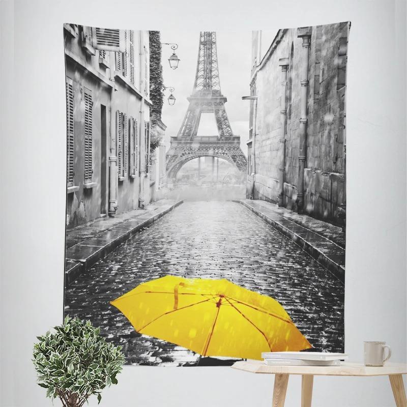 Gray and White Tone Creative Decorative Tapestry Home Wall Decoration Office Living Room Tapestry