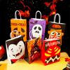 6pcs Halloween Theme Gift Paper Packaging Bag Reusable Eco-friendly Party Goodie Bag Creative Gift Bag Party Favor Supplies