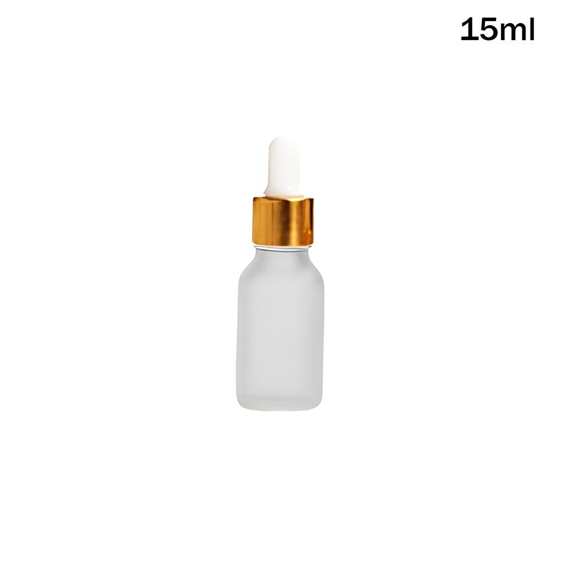 10/50/100ml Klare mattierte Glasflaschen Tropfflasche Lotionflasche Glas leere Flasche Wiederverwendbare Spenderflaschen