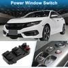 Elektrischer Fensterheber Schalter Fahrerseite Vorne Links für Honda Civic 2006-2011 Schwarz