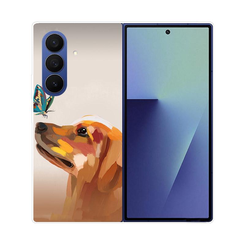 Transparent Folding Phone Case For Samsung Galaxy Z Fold 6 7 Clear Shockproof Hard PC Cover For Samsung Z Fold7 Fold6 Shell Capa