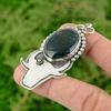 Daughters Day Sale 925 Sterling Silver Natural Bloodstone Boho Pendant Jewelry