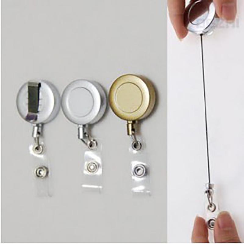 Buy Retractable Reel Recoil Testificate Card Holder Reel Key Card