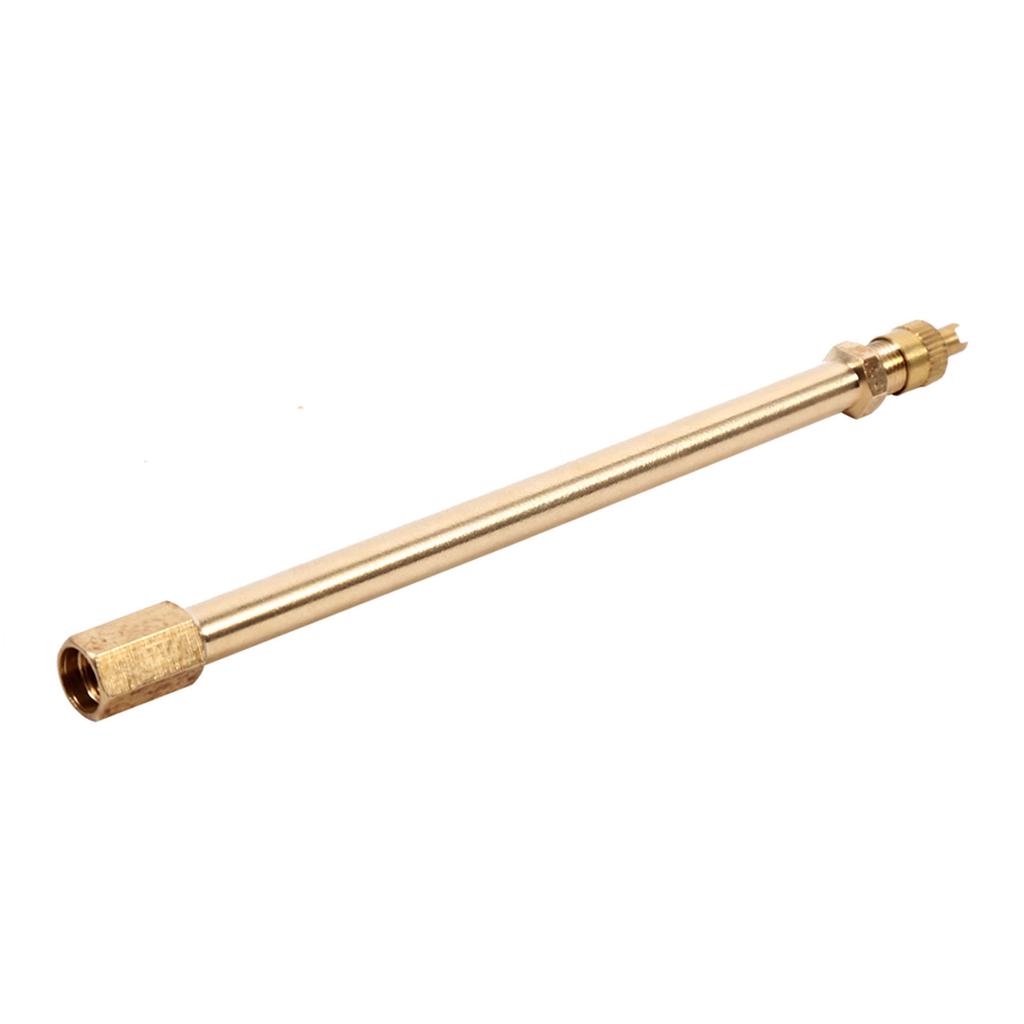 Brass Auto Tire Valve Stem Extension Pole Caps Extender Straight Bore