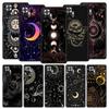 Suns Moons Clouds Astrological Phone Case For Xiaomi Redmi Note 14 13 5G 10 11 12 Pro Plus 4G 14C 13C 12C 10C Black Cover
