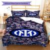 Inter logo  Pattern Bedding Quilt Set Quilt Cover Pillowcase Home Decoration Birthday Gift (1 * duvet cover + 2 * pillowcase, without core)