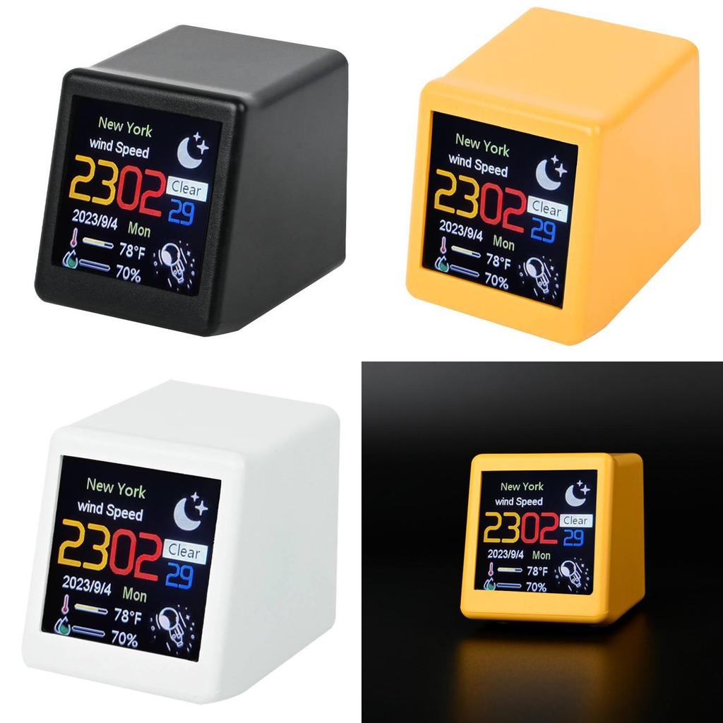 Electronic Table Clock Wifi Weather Station Digital Lcd Weather Forecast Gadget