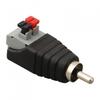 Specially Designed Male Female Connector Adapter for Speaker Wire AV Cable