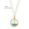 Artistic Blossomy Bivalve Charm Necklace 10 Artisanal Designs Additional Metal Mixture Jewelry Perfect For Gifting Instances