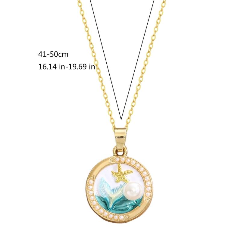 Artistic Blossomy Bivalve Charm Necklace 10 Artisanal Designs Additional Metal Mixture Jewelry Perfect For Gifting Instances