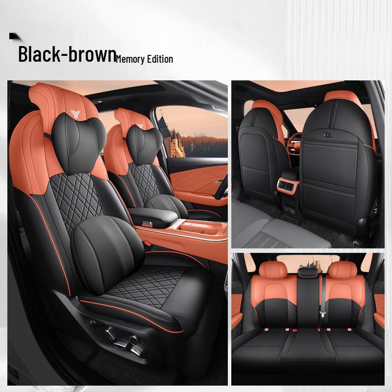 Nezha L Car Seat Cushion - New Model, Full Leather, Universal for All Seasons