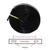 20m/Roll 16mm Black Drip Irrigation Tape Garden Hose Soaker Greenhouse Agriculture Watering Saving Drip Hose