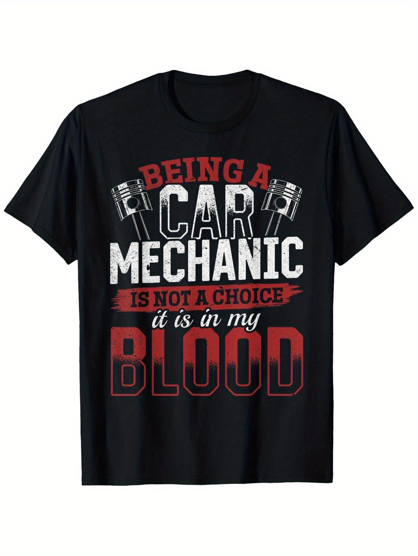 T-Shirt y2k Auto Mechanic T Black 3XL
