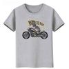 Unisexs Vintage Biker Tshirt With Motorcycle Emblem Design 2026 Summer Black Cotton Casual Streetwear Top For Ride Fast Fans