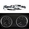 2pcs Chrome Dashboard Dial Gauge Rings Bezel Trim For BMW M3 E90 E91 E92 E93