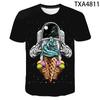 2020 Casual 3D T Shirt Men Women Children Space Astronaut Planet Explore Digital Print Cosmonaut T-shirt Cool Boy Girl Tops Tees