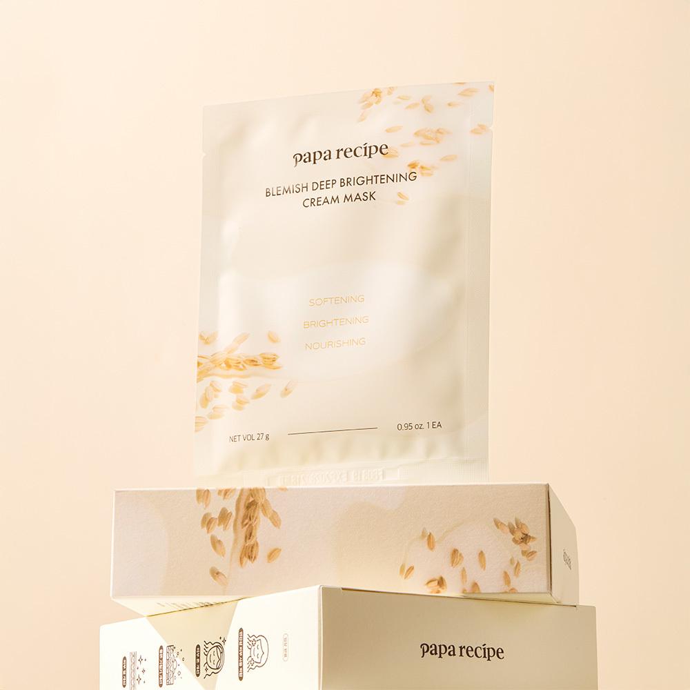 Papa Recipe [one Pick] Papa Recipe Blemish Deep Brightening Cream Mask 10 Sheets