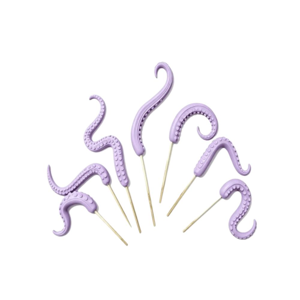 Resin Tentacle Plant Post Funny Garden Decor Flowerpot Decoration for 7Pcs Garden