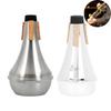 Portable Trumpet Straight Mute Lightweight Trumpet Mute Beginner Practice with Cork Aluminum Bottom Mute Accessories