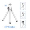 9CM/3.5IN Ring Light for Laptop 3Colored Circle Lamp with Desktop Tripod 3200K6000K 10 Adjustable