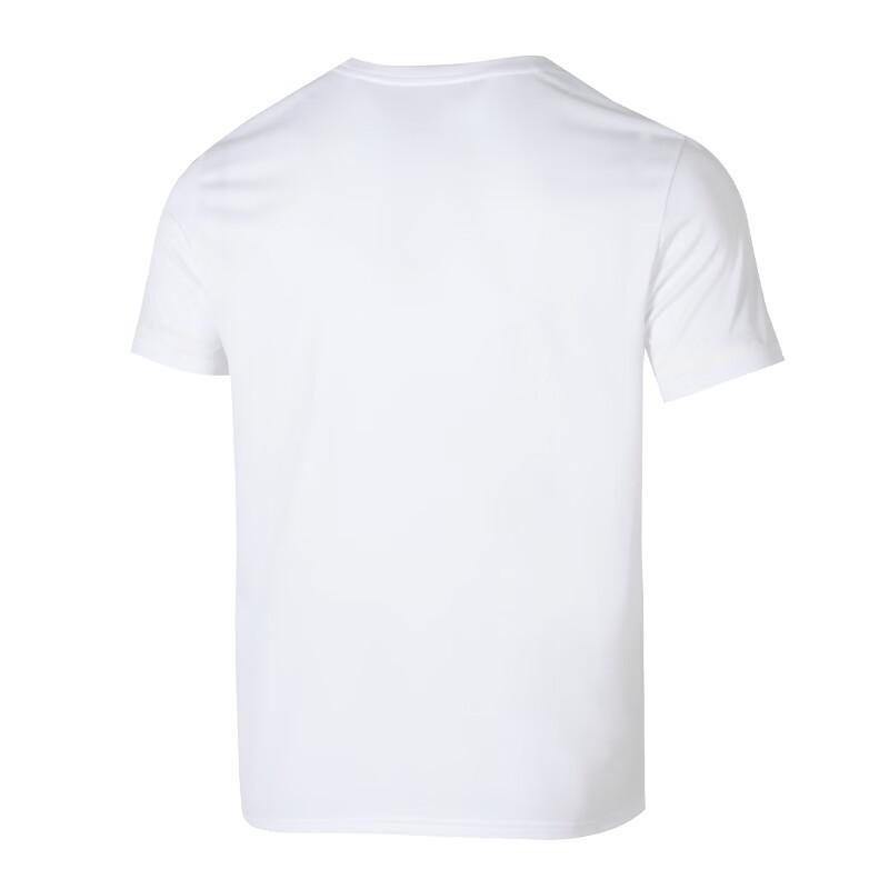 Men's PUMA T Shirts Men's White Crew Neck Moderate Straight Fit