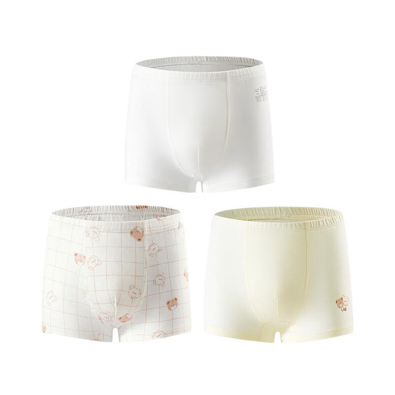 Lobby Boys' Pure Cotton Boxer Briefs 3-Pack