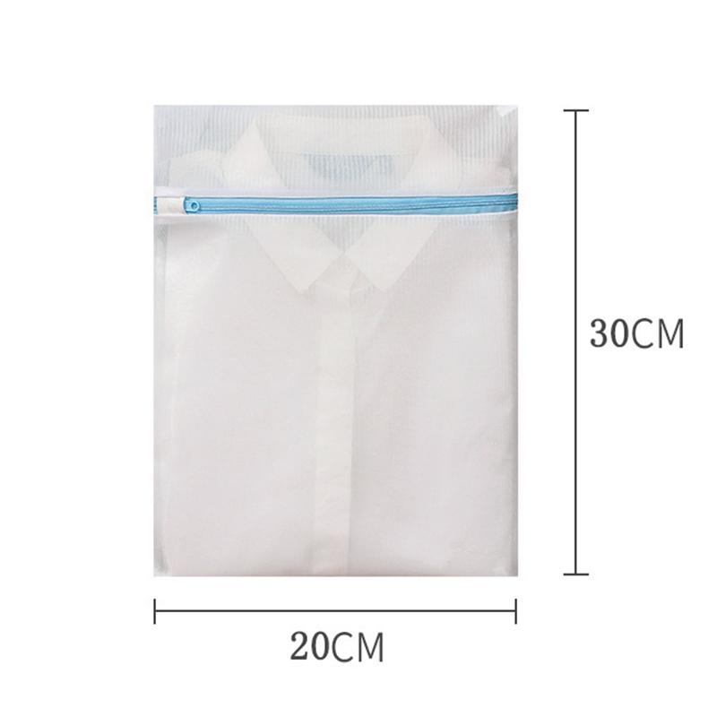 

Синий мешок для белья на молнии, мелкая сетка, высококачественные сумки для хранения, бытовая одежда, чистка, защитный мешок для стирки для стиральной машины