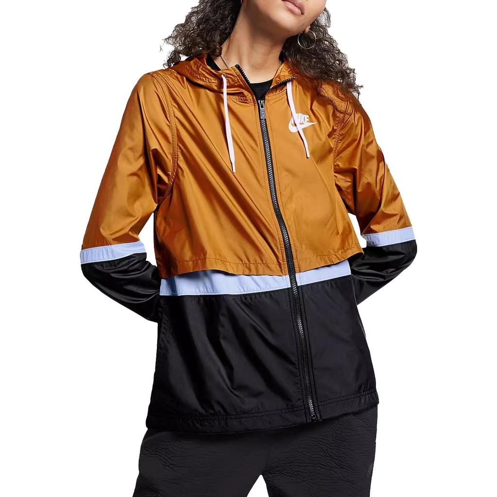 Nike Jackets Women's Yellow Hooded Moderate Other AJ2982-790