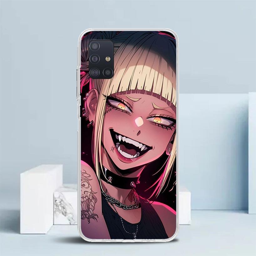 Himiko Toga My Hero Fashion Phone Case For Samsung Galaxy A52 A32 A22 A12 A51 A50S A30S A10S Note 20 Ultra 10 S10 Plus A31 A20 A