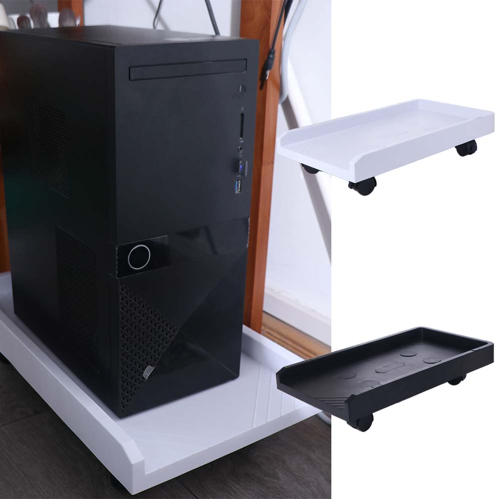 Plastic Mobile CPU Stand Lockable PC CPU Holder PC Accessories CPU Stand  Under Desk