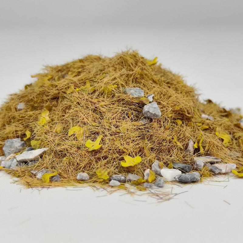 30g/bag DIY Model Mixed with Stone Grass Powder,Simulating Lawn,Sand Table Miniature Landscape Layout with Stone Vegetation