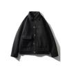 Maillard Wear Brown Short Woolen Jacket Men's Spring and Autumn Lapel Foreign Trade Men's Fleece Blended Top