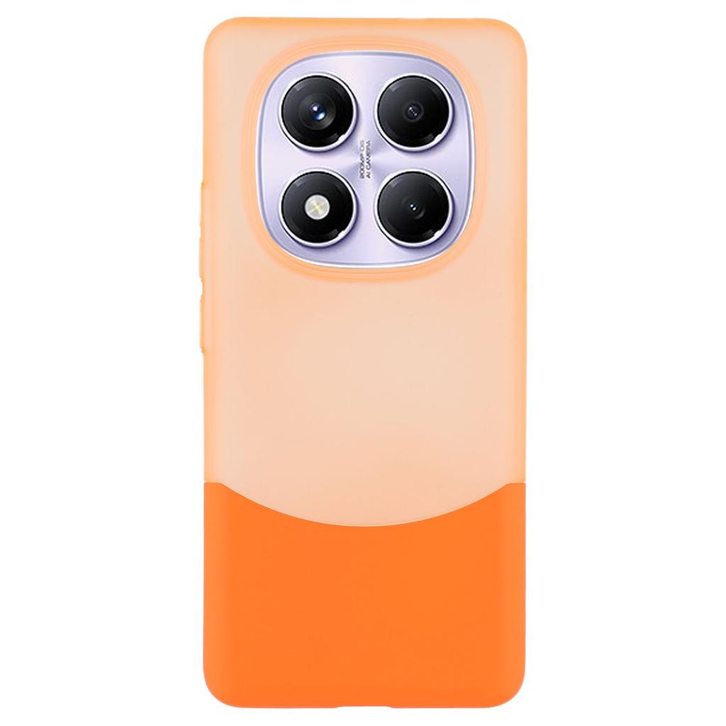 For Xiaomi Redmi Note 14 Pro 4G Case Dual Color Splicing Matte PC Phone Cover Large Camera Cutout