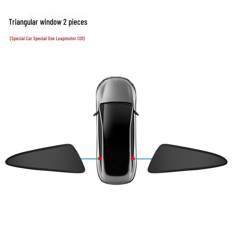 Leapmotor C01/C11 Window Sunshade: Privacy, Lightproof, Heat Insulation, Anti-Peeping Protection