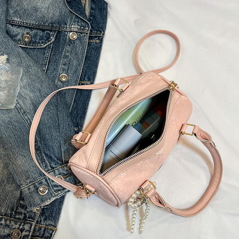 Einzelschulter Damen High-End Crossbody-Tasche Vielseitig Stilvoll Kleine Quadratische Tasche Geeignet für den Arbeitsweg mit Schleife