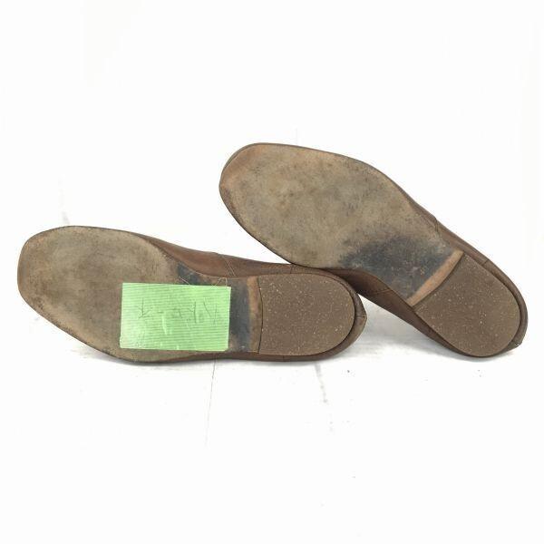 USED/Made in Japan Arcolletta Padrone × Beams Leather Tassel Slip-On Shoes 24.5 Brown