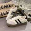 Autumn Student Leather German Training Shoes New Platform Retro Casual Sports Shoes