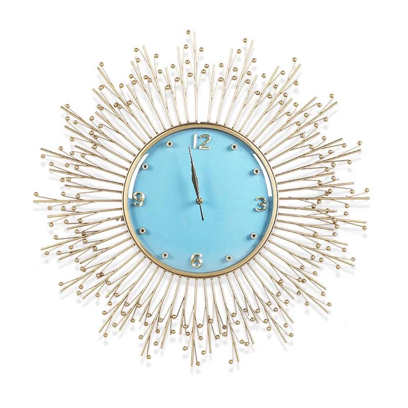 Light Luxury Wall Clock, Living Room Clock Modern Minimalist Decoration Clock Wall Hanging Creative Watch