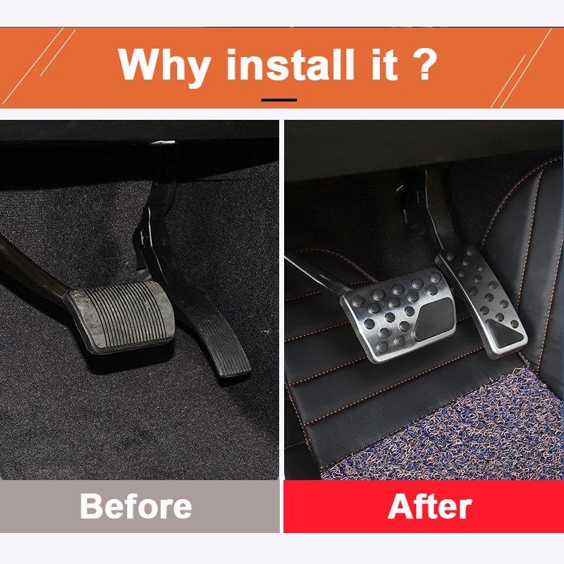 Dla Jeep Grand Cherokee 2014-2016 2017 2018 samochód akcelerator pedał hamulca podnóżek nakładka na pedał bez wiertła pokrywa akcesoria