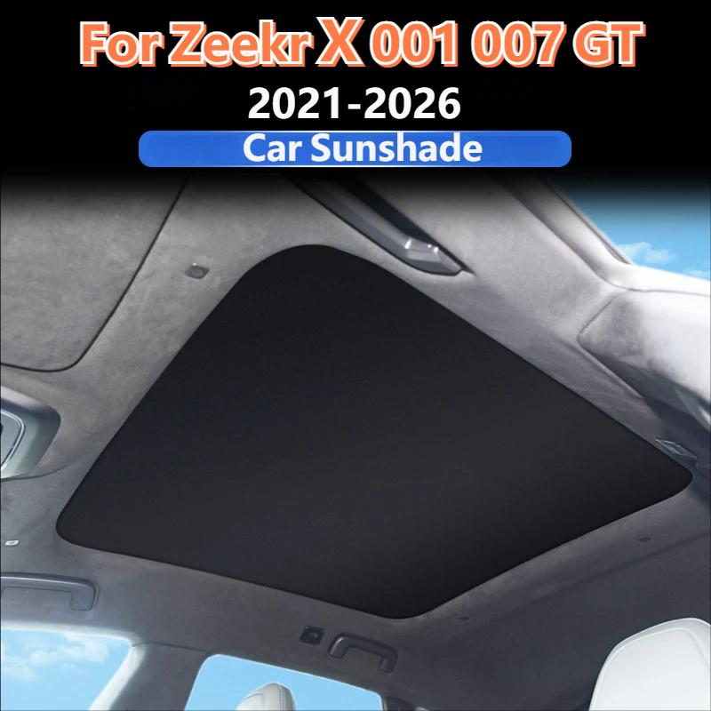 For Zeekr X 001 007 GT Car Sunroof Sunshade Roof Sun Protection Heat Insulation Sunscreen UV Protection Car Accessories