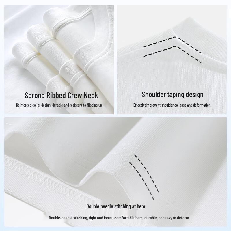 TonLion Unisex Cotton Round Neck T-Shirt